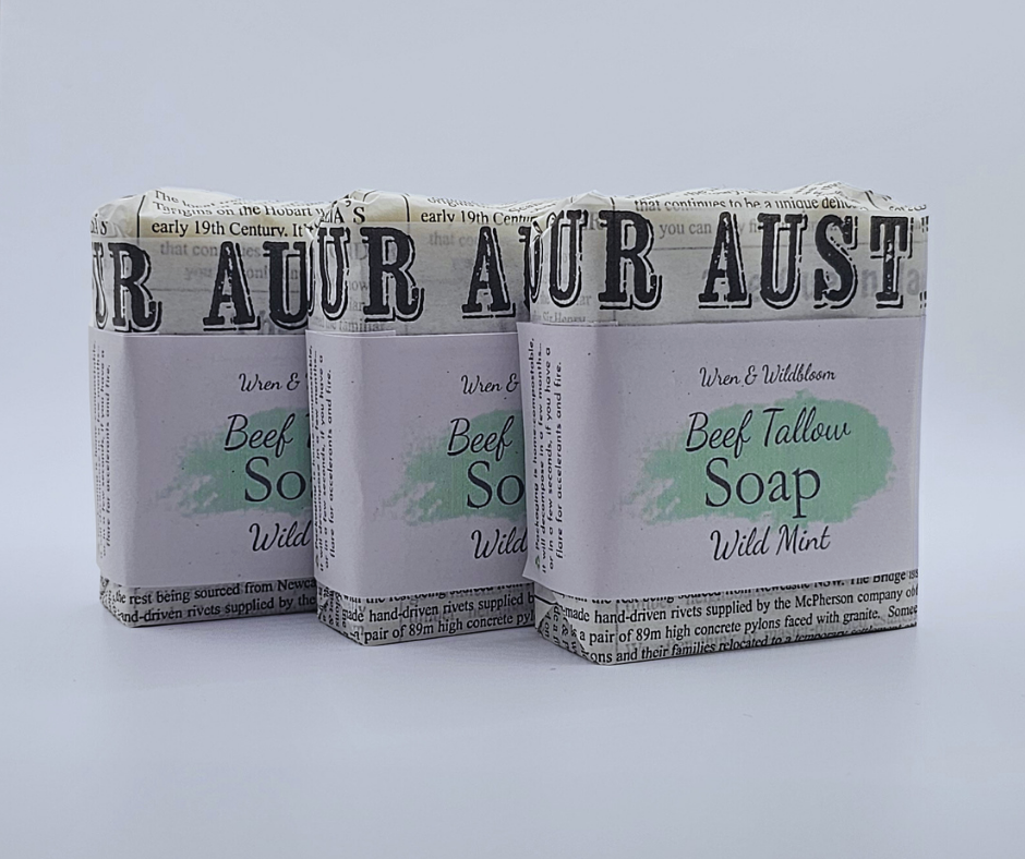 Wild Mint Beef Tallow Soap