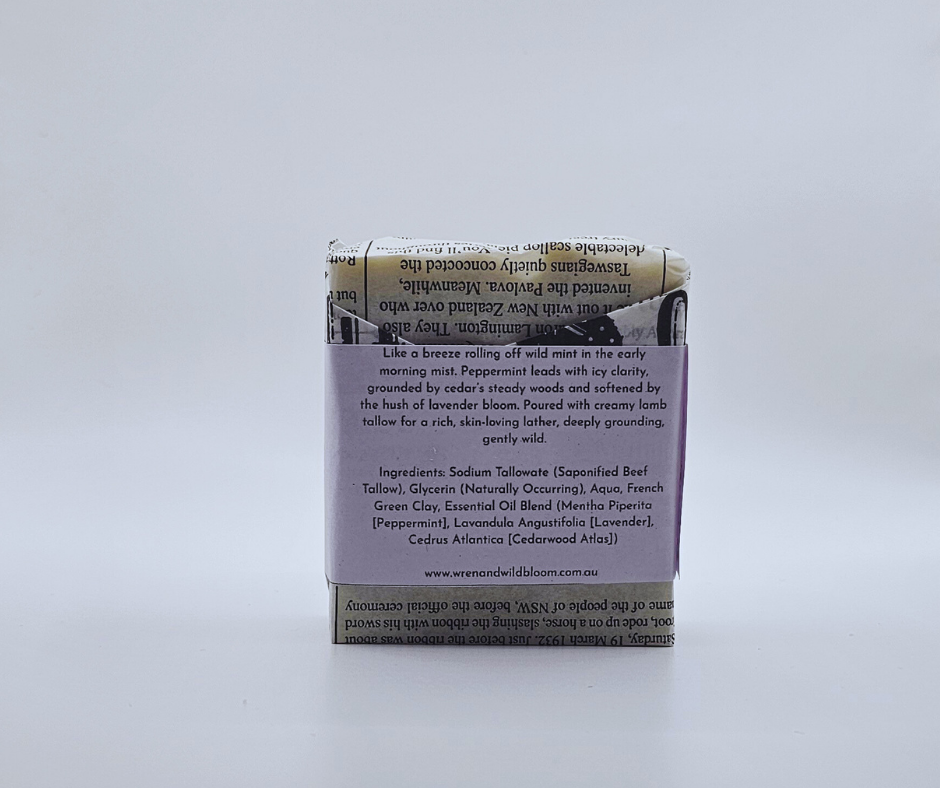 Wild Mint Beef Tallow Soap
