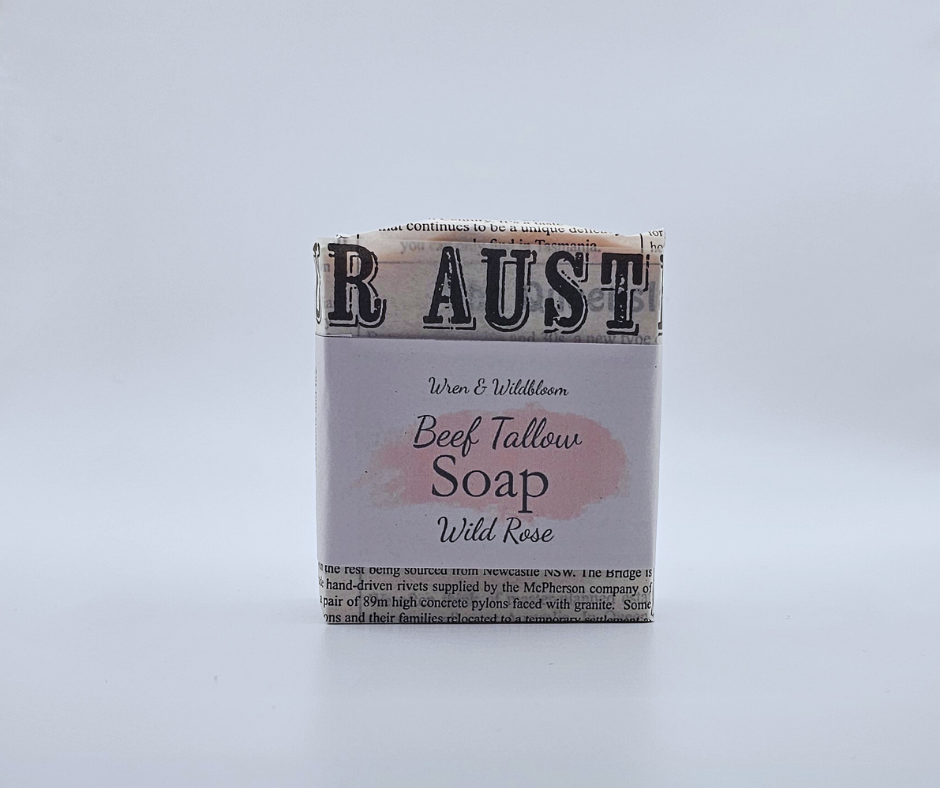 Wild Rose Beef Tallow Soap