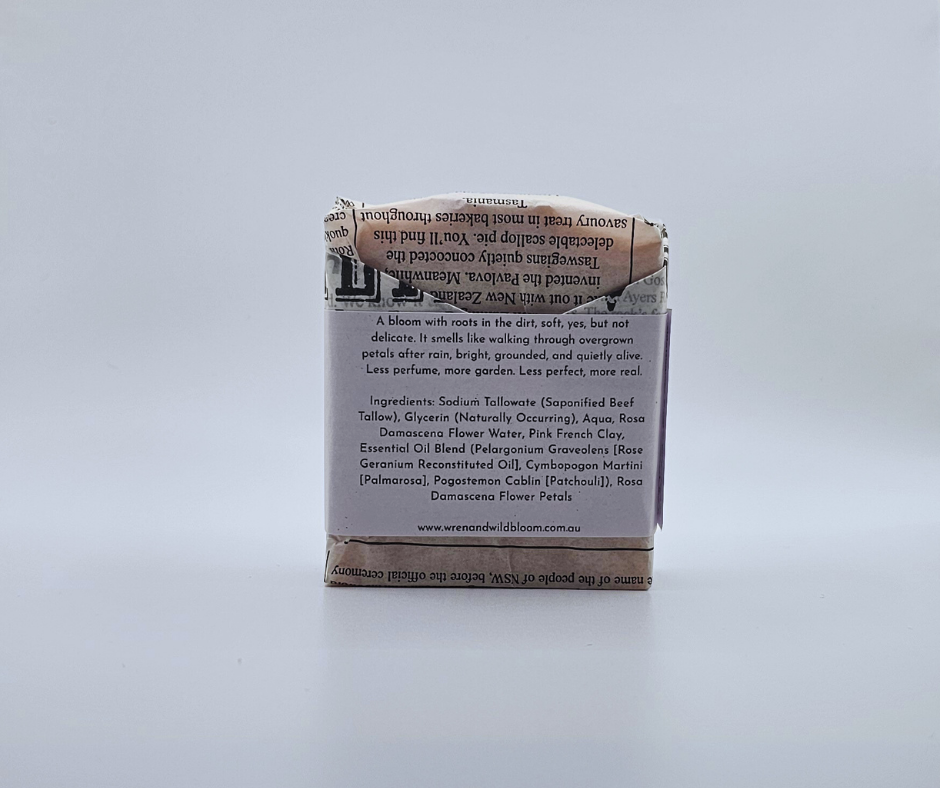 Wild Rose Beef Tallow Soap